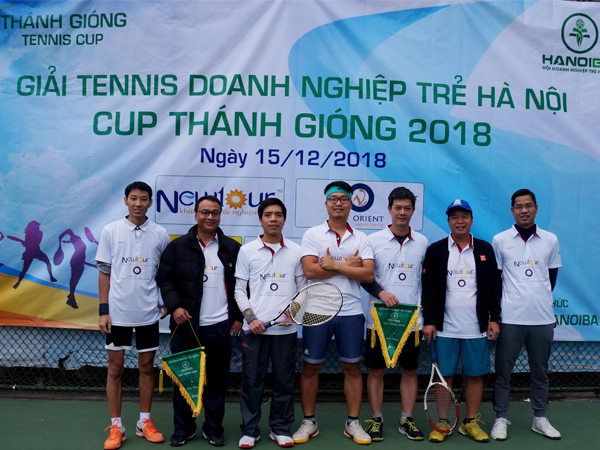 Viet Orient Hospitality sponsored for tennis tournament of Hanoi BA