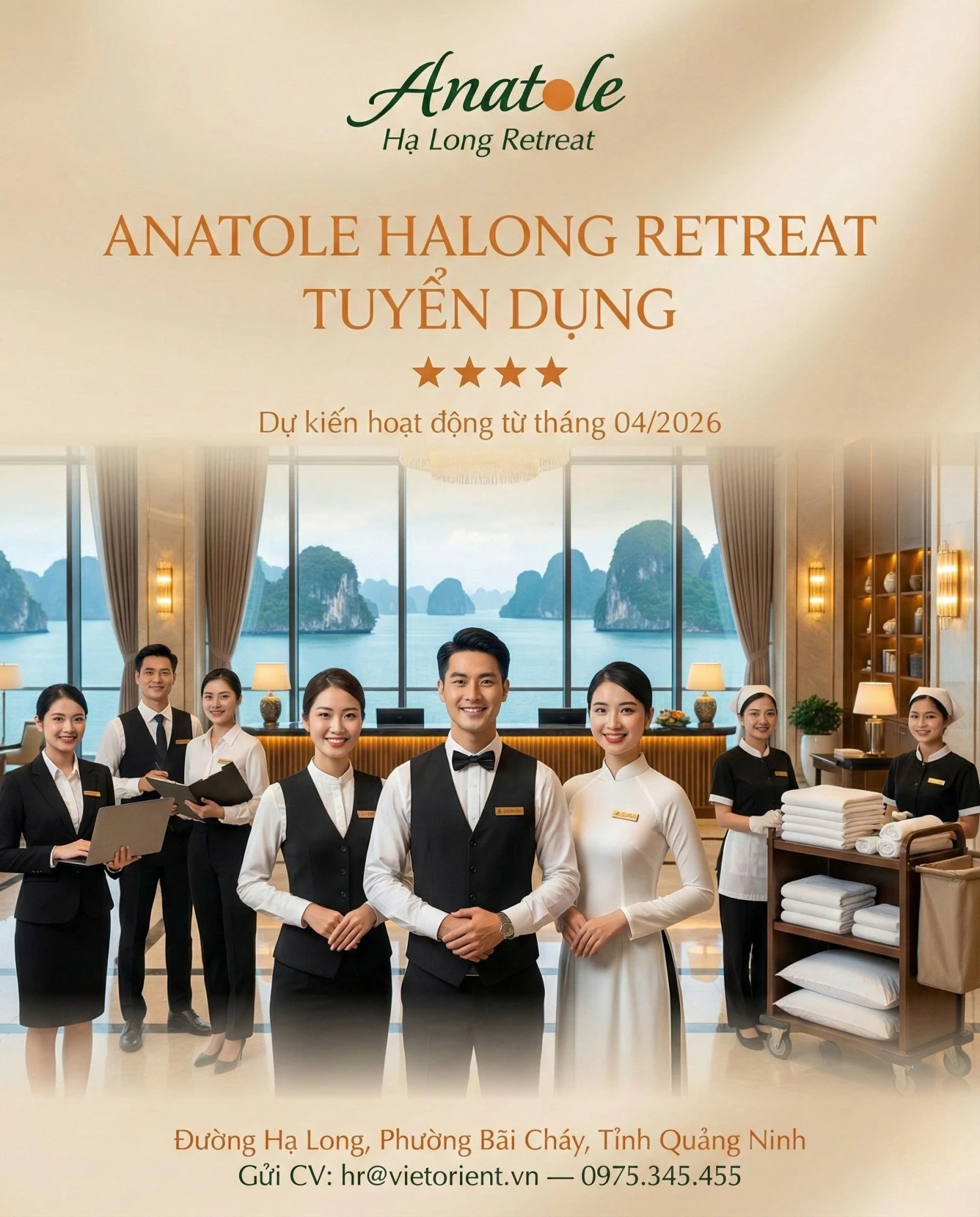 Anatole Ha Long Retreat is hiring