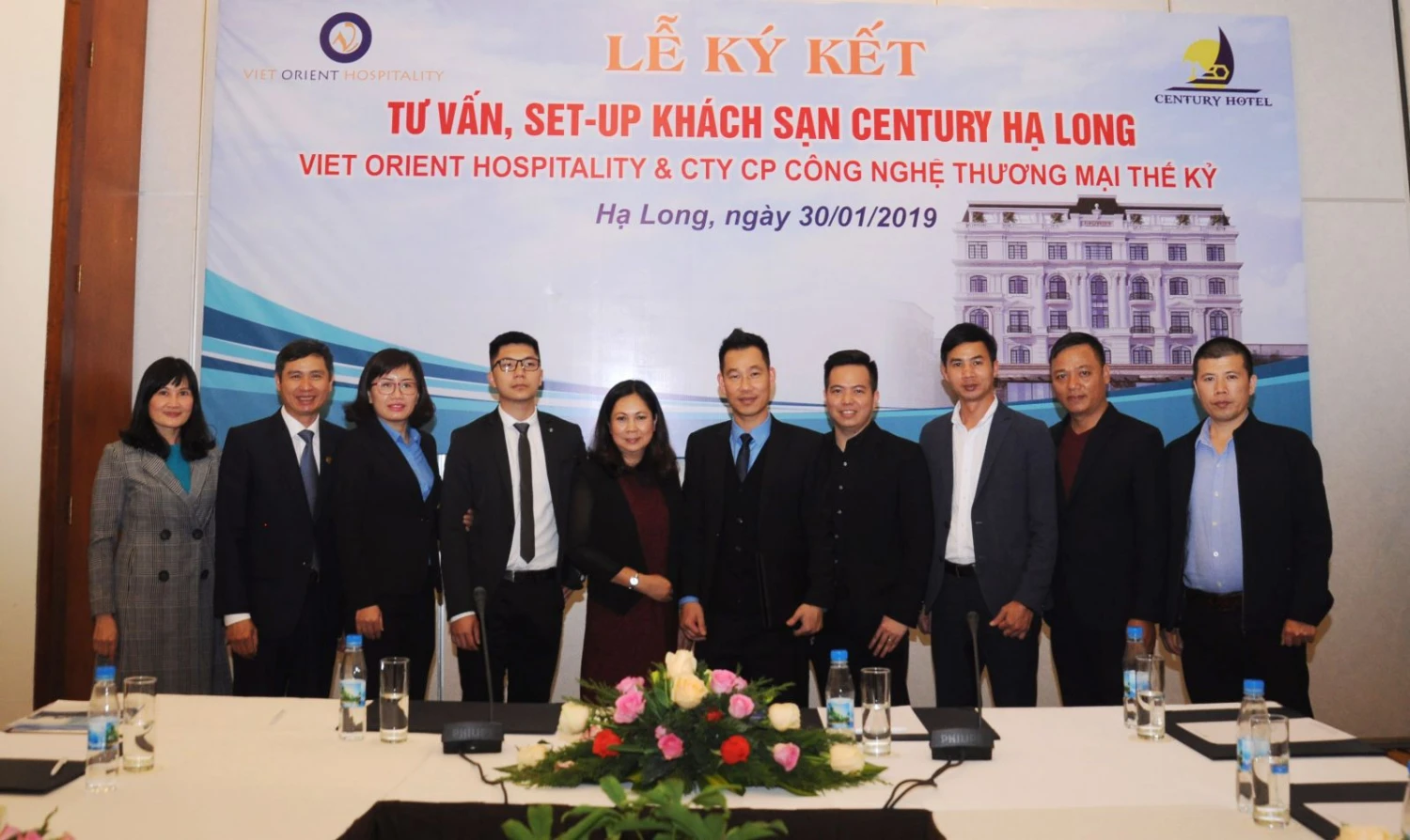 Hotel Management Consulting Service and Setting-up signing ceremony - Century Hotel Halong project