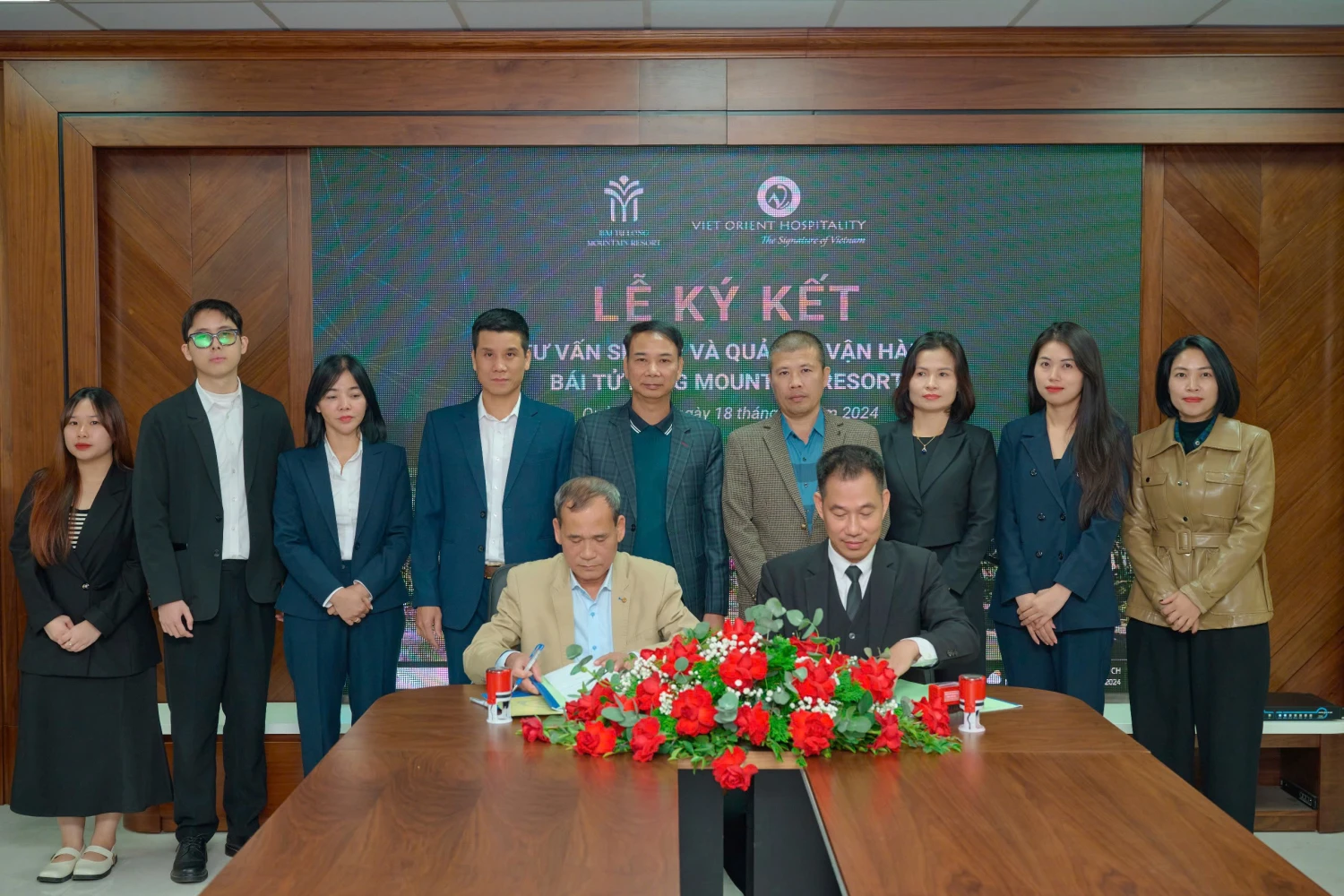 Viet Orient Hospitality công bố ký kết tư vấn setup và quản lý vận hành  Bái Tử Long Mountain Resort